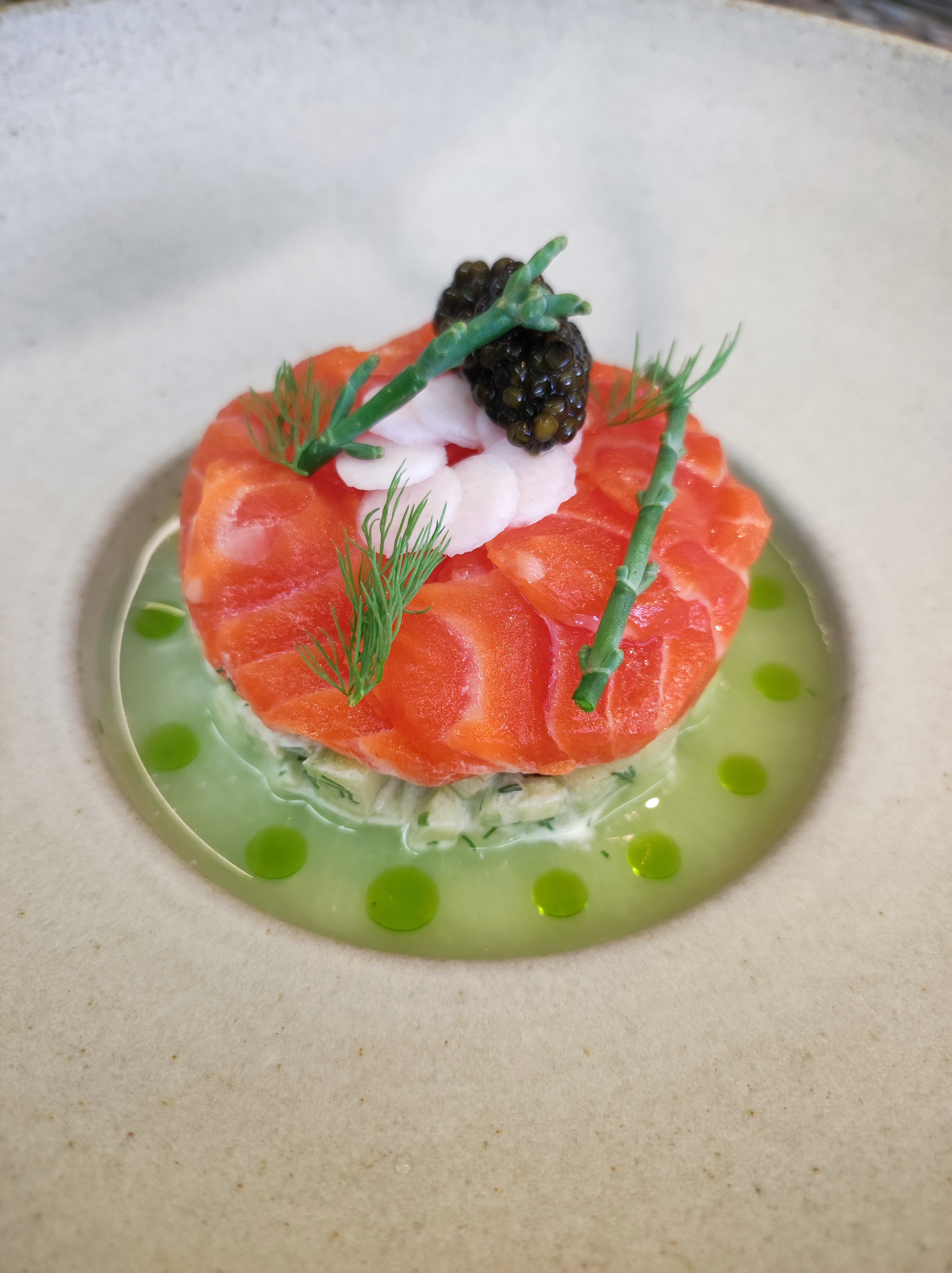 Salmon dish