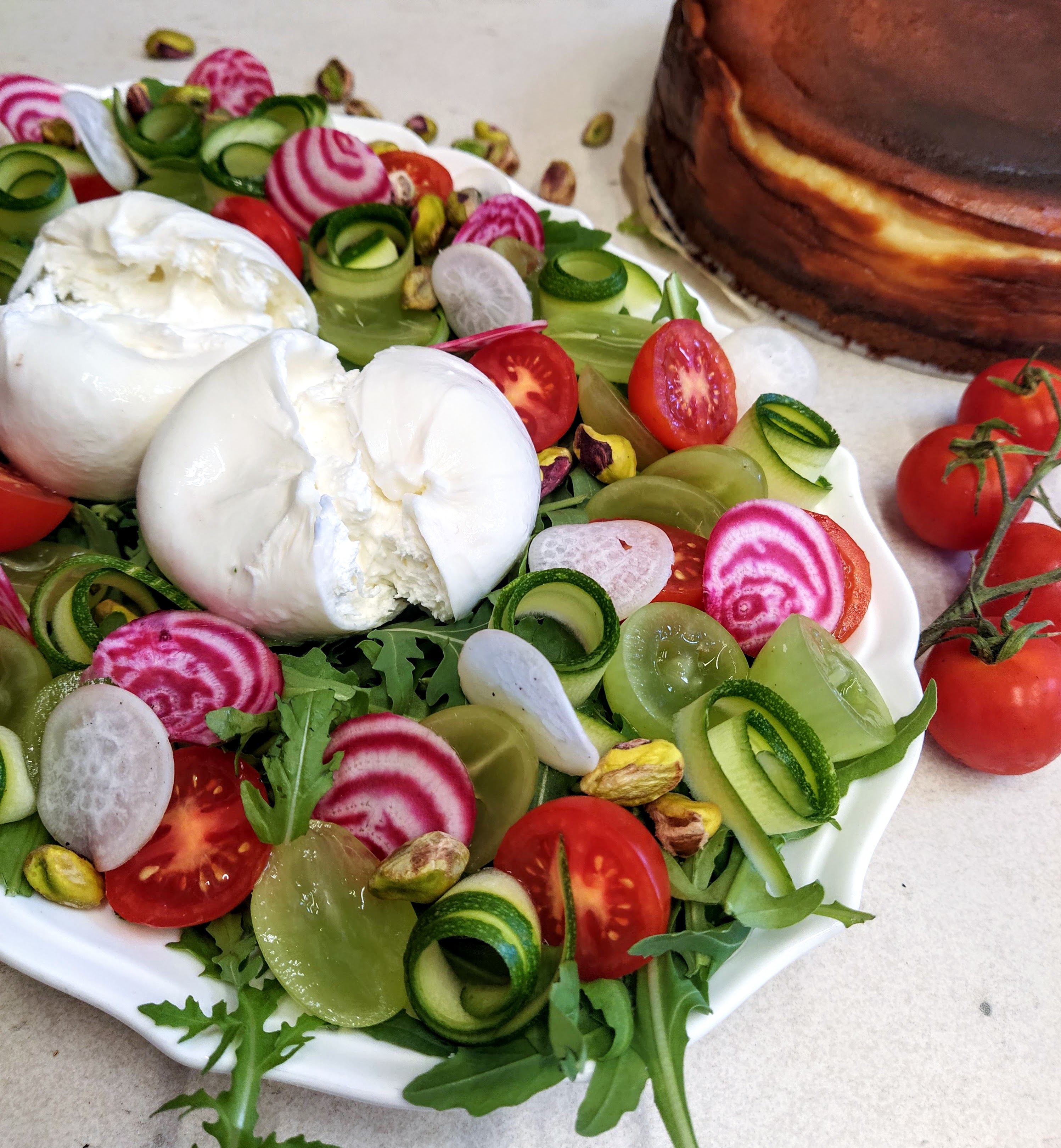 Burrata salad